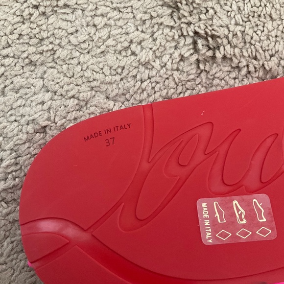 Christian Louboutin Super Loubi Flip Flip-flops - Rubber - Pinup - Women - Picture 7 of 7